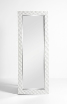 Handgefertigter Spiegel Bodenspiegel groß Holzrahmen echtem Holz 176x86cm Hänge