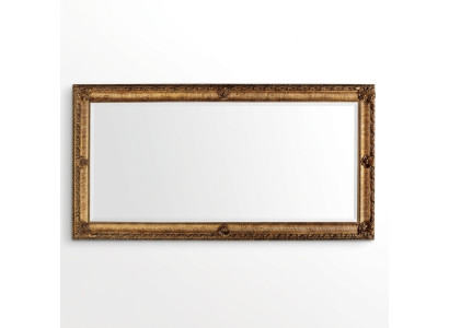 Großer Wand Spiegel xxl royal Barock Stil Design Möbel Rokoko Holz Rahmen 181x91