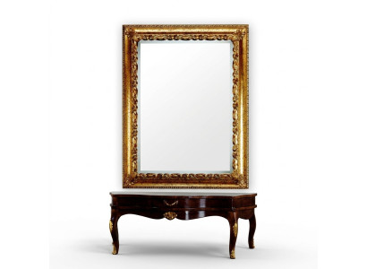 Design xxl Spiegel Wandspiegel Echt Holz Rahmen Hängespiegel Luxus Möbel Barock
