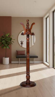 Diener Mantel Wand Garderobe Kleiderablage Holz Ständer Butler Möbel Dielen Neu