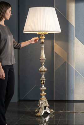 Klassische Standleuchte Leuchte Stehlampe Stehleuchte Lampe Ø65cm Leuchten Neu