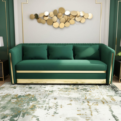 Dreisitzer Couch Polster Design Sofa Sitz 3er Sofas Zimmer Möbel Moderne