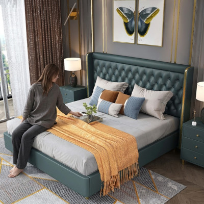 Klassisches Bett Doppelbett Betten Holz Deko Landhaus Stil Echtes Holz