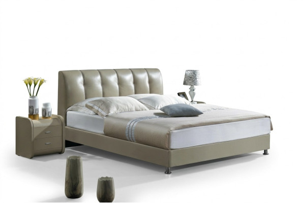 Luxus Schlafzimmer Bett Polster Design Luxus Doppel Hotel Betten Lederbetten Neu.