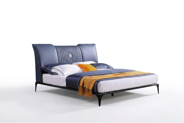 Bett Polster Design Luxus Doppel Hotel Betten. Ehe Schlaf Zimmer Leder