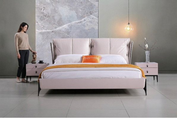 Moderne Design Hotel Bett xxl Betten Luxus Doppel Leder Kunstleder