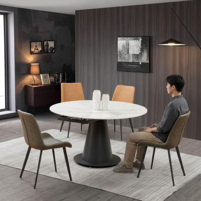 Esszimmer Design Möbel Stuhlgruppe Tisch 4 Lehn Stühle Set Garnitur Neu