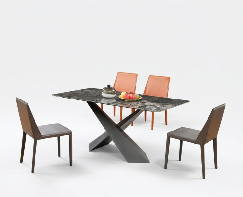 Luxus Tisch Säulen Tische Esszimmer Gruppe 5tlg. Set Garnitur Lehnstuhl