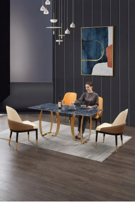 Esszimmer Set Esstisch 4x Stuhl Garnitur Tisch Gruppe 5tlg. Set Komplett