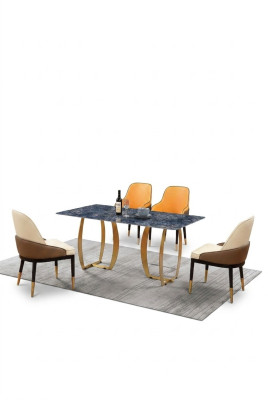 Esszimmer Set Esstisch 4x Stuhl Garnitur Tisch Gruppe 5tlg. Set Komplett