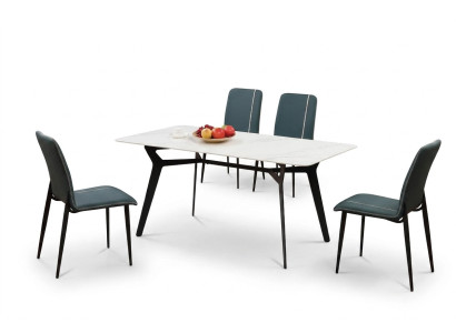 Tisch Luxus Tische Esszimmer Möbel Komplette Garnitur 5 tlg. Set Gruppe