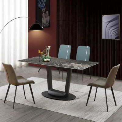 Luxus Möbel Design Esszimmer Garnitur Essgarnitur Stühle Tisch Gruppe