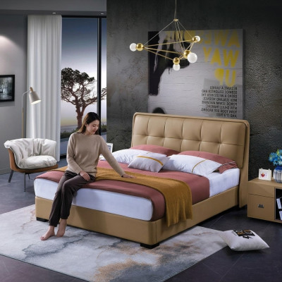 Design Schlafzimmer 3tlg. Bett 2x Nachttisch Klassischer Luxus Betten Set Möbel