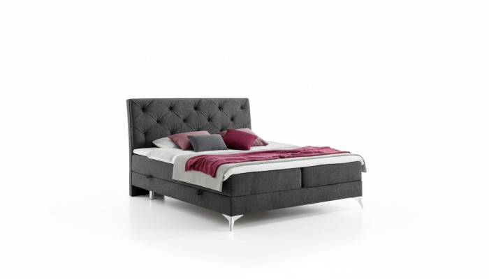 Bett Textil Polster Doppel Design Barock Modern Stil Chesterfield Betten Hotel