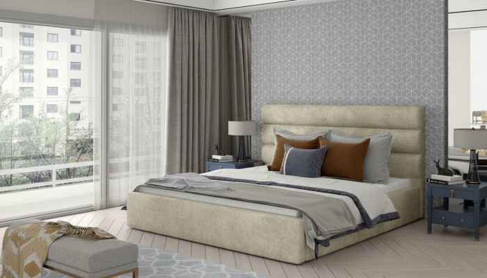 Designer Bett Polsterbett Ehebett königliche Betten Doppelbett Schlafzimmer NEU