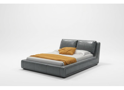 Designer Bett Luxus Doppel Leder Hotel Metall Betten Doppel Schlaf Zimmer Neu