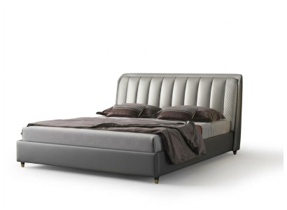 Designer Bett Schlafzimmer Betten Textil Leder Hotel Luxus Polster XXL Big Holz