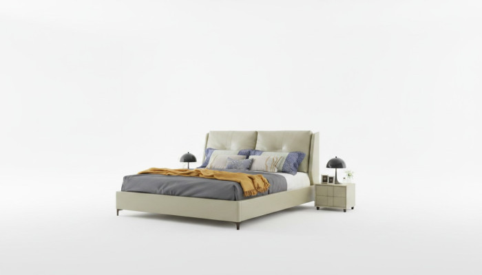 Bett Polster Design Luxus Doppel Hotel Betten Zimmer Schlaf 180x200cm