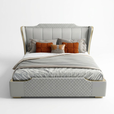 Designer Holz Bett Edles Möbel Doppel Betten Schlafzimmer 180x200cm