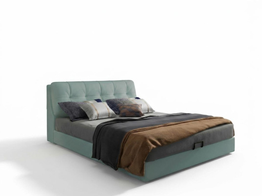 Designer Bett 180x200 Leder Metall Betten Doppel Schlaf Zimmer Luxus Ehe