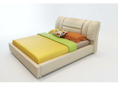 Designer Bett Chesterfield Betten Textil Leder Hotel Luxus Polster Samt Stoff1