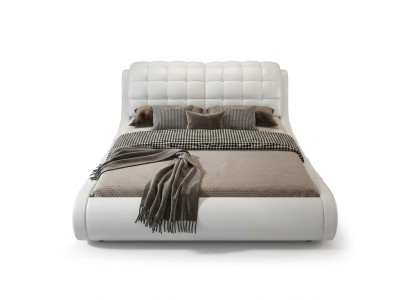 Doppelbett Bett Ehebett Design Polsterbett Designbett Leder Betten