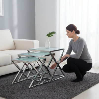 Design Esstisch Beistell Tische Couch Tisch Sofa Wohn Zimmer Set Wohn
