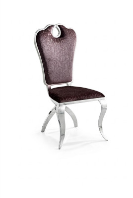 Polster Luxus Sessel Esszimmer Lehnstuhl Design Textil Stuhl Kunstleder