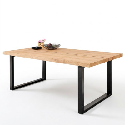 Esstisch Metall Beine Tisch Natürliches Holz Neu Loft Möbel Tische Einrichtung