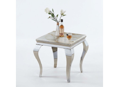 Beistelltisch Tisch Couchtisch Sofa Tische Wohnzimmer Design Edelstahl