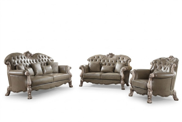 Barock Chesterfield Sofagarnitur Klassische Sofa Möbel Couch Garnitur Sofas Neu