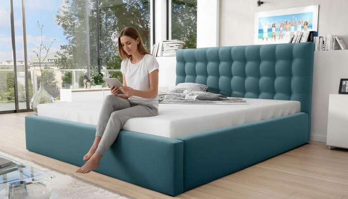 Modernes King Size Bett Chesterfield Betten modernes Hotelbett Doppelbett