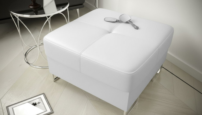 Ottomane Pufa Stoff Textil Ottoman Design Sitzbank Fußhocker Lounge Hocker Club