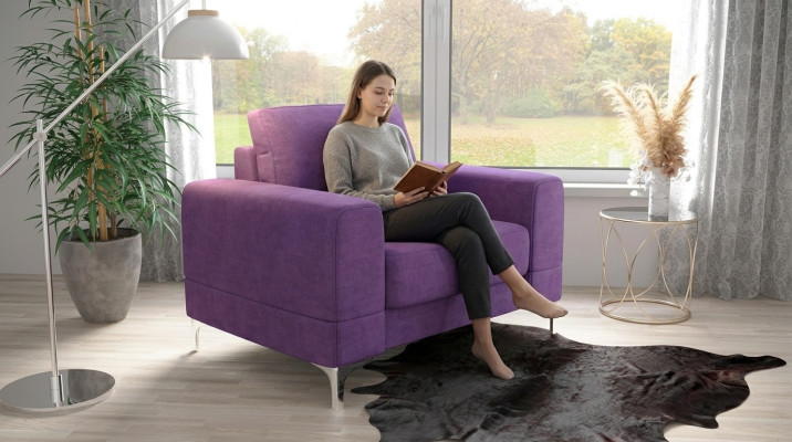 Couch Polster Lehn Stuhl Einsitzer Fernseh Polster Sessel 1 Sitzer Lounge Club