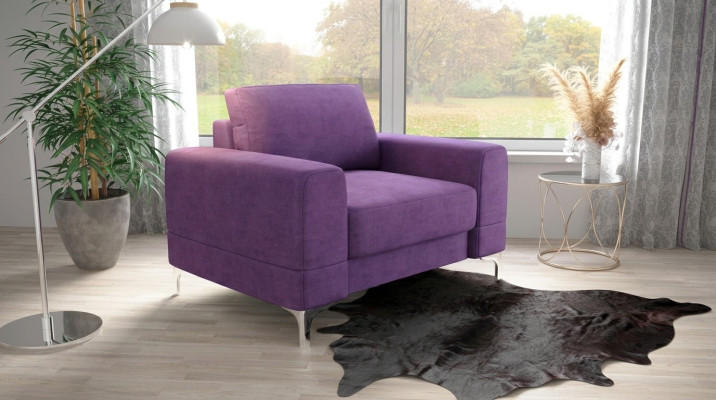 Couch Polster Lehn Stuhl Einsitzer Fernseh Polster Sessel 1 Sitzer Lounge Club