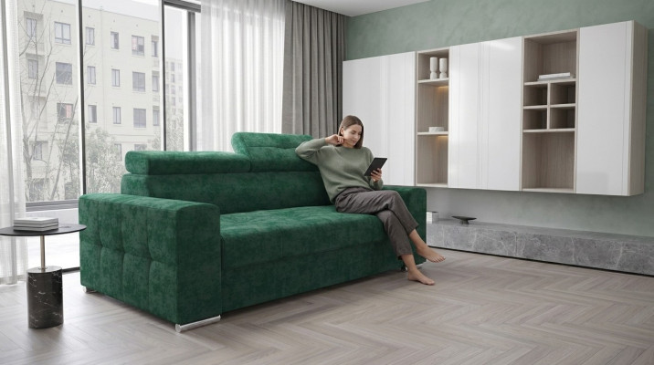 Couch Polster Textil Leder Sofa Design 2 Sitzer Sofas Couchen Multifunktion Neu
