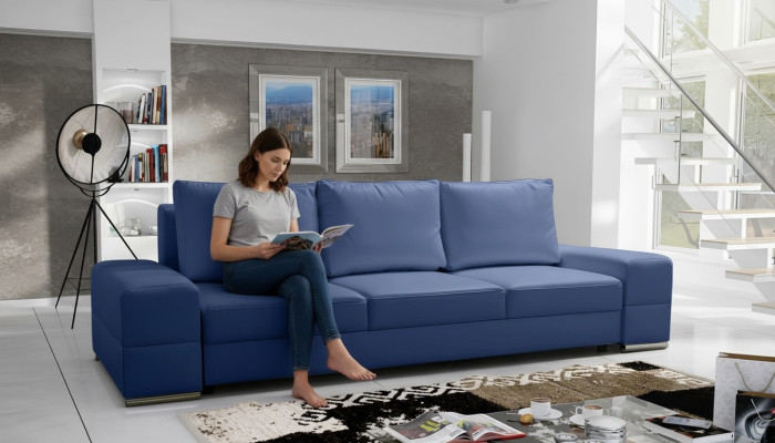 Couch Kunstleder Sofa Edles Design Designer 3 Sitzer Möbel Klassische Möbel xxl