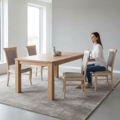 Moderne klassische Stühle im Landhaus stil Landhaus klassisches 4er Stuhlset