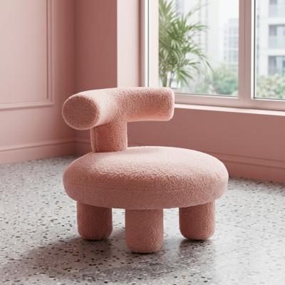 Design Ponystuhl für Wohnzimmer Schlafzimmer Moderner Kinderponystuhl Kinder