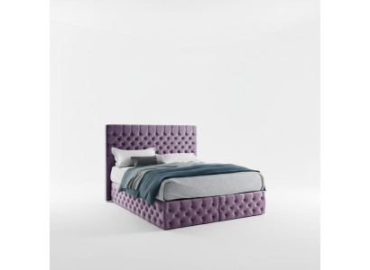 Schlafzimmer Bett Betten Polster Doppel Ehe Hotel Luxus Leder Moderne