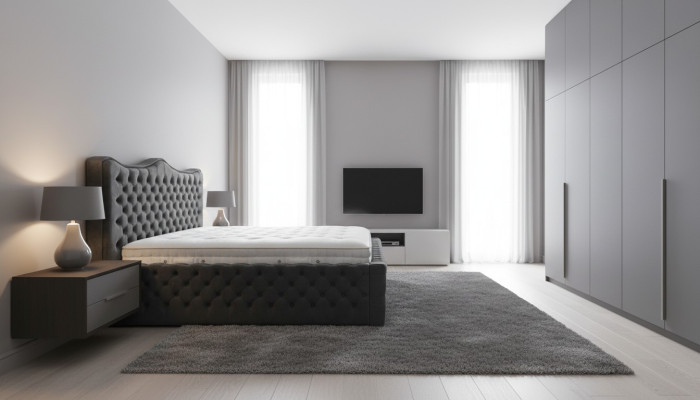 Design Luxus Doppelt Hotel Schlafzimmer Boxspring Komplette Betten Bett Polster