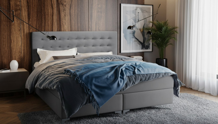 Schlafzimmer Möbel Bettgestell 180x200 Luxus Design Bett Doppel Betten Polster