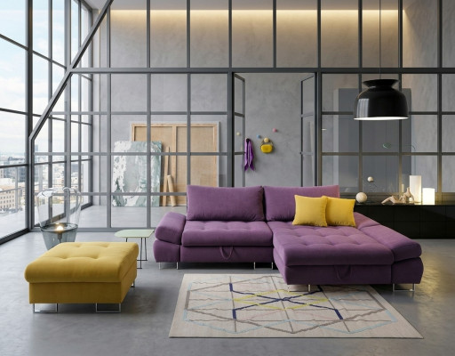 Eleganc L-Form Ecksofa Stoff Couch Wohnzimmer moderne Design Sofas