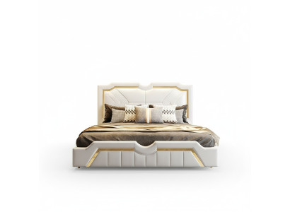 Design Bett Polster Luxus Doppel Hotel Betten Ehe 180x200cm Schlaf