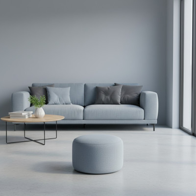 Hocker Designer Rund Modern Hocker Fußhocker Beistellhocker Polster