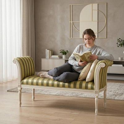 Sitzbank Hocker Sitzbank Fußhocker Sitzhocker Wohnzimmer Designer Hocker Neu