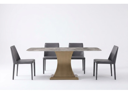 Esszimmer Set Esstisch + 4 Stühle Esszimmer Stuhl Set Garnitur 5tlg.