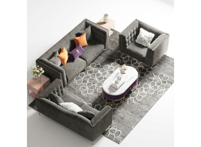 Sofagarnitur 3+2+1 Sitzer Sofa Wohnlandschaft Relax Sitz Design Couch Sofas