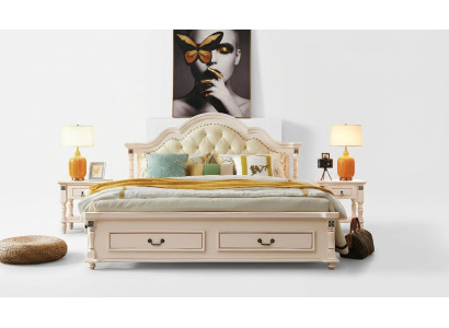 Holzbett Bett Design Luxus Doppel Hotel Betten Schlafzimmer 180x200 cm Holz