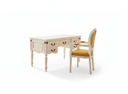 Schreibtisch Sessel Office Klassische Büro Möbel Einrichtung Tisch 2tlg. Set Neu